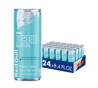 Red Bull Winter Edition Boisson énergisante à la vanille glacée, 24 canettes, avec 80 mg de caféine, de taurine et de vitamines B