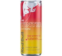RED BULL Winter Edition Boisson énergisante gazeuse pomme, fuji et gingembre 25 cl