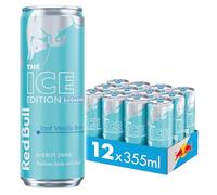 Red Bull Winter Iced Vanilla Berry Edition sans sucre, 12 x 355 ml