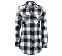 RED by EMP Femme Chemise Longue Noire et Blanche XL