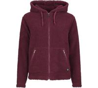RED by EMP Femme Sweat-Shirt zippé à Capuche Bordeaux M