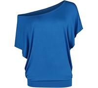 RED by EMP Femme T-Shirt Manches Courtes Can You Read My Mind Bleu M