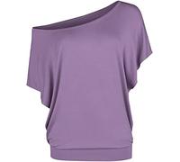 RED by EMP Femme T-Shirt Manches Courtes Can You Read My Mind Lilas M