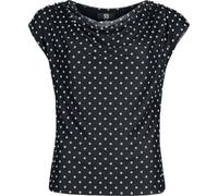 RED by EMP Femme Top Noir à Pois M