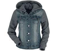 RED by EMP Femme Veste en jean bleu-gris M