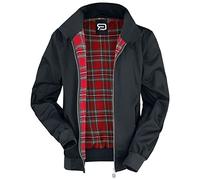 RED by EMP Homme Veste noire basique avec doublure à carreaux 3XL
