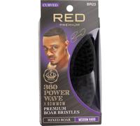 Red By Kiss 360 Power Wave Palm Boar Brush Medium Hard 1 Unité