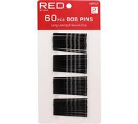 Red By Kiss Bob PinS 2 Long Lasting & Secure Grip Black 60uts