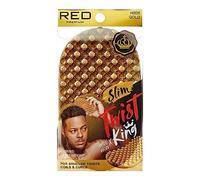 Red by Kiss Bow Wow X Twist King Brosse de coiffage de luxe lavable et durable pour afro bouclés fins et denses Doré