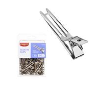 RED by Kiss Lot de 80 pinces cheveux coulissantes en m tal durable de 4,4 cm pour la coiffure, la s paration et le retordage, sans rouille