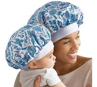 Red by Kiss Mommy & Me Bonnet de sommeil 2 en 1 Motif cachemire Multicolore