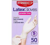 Red By Kiss Powder Free Latex Gloves S 50uts