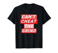 Red Can't Cheat The Grind Red Graphic T-Shirt