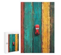 Red Car on Colorful Road -1 Puzzle 1000 Pièces Educa Jouet en Bois Cadeau Unique Décoration Intérieure Jeu Éducatif Challenge Toy Adultes Et Enfants À Partir De 14 Ans 1000 PCS