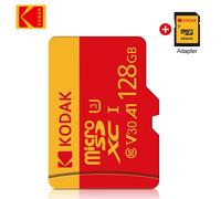 ( Red Card 128GB ¿ - Kodak Extreme MicroSDXC A1 U3 Carte Mémoire 4K Flash USB3.0 Compatible pour Appareil Photo GoPro DJI Nintendo-Cartes UHS-I es