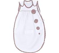 RED CASTLE - Gigoteuse fine vintage 65 cm blanc neige / liberty rose