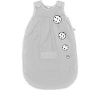 RED CASTLE - Gigoteuse fine vintage 65 cm gris perle / pois marine