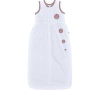 RED CASTLE - Gigoteuse fine vintage 90 cm blanc neige / liberty rose