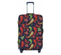 Red Chili Housses de bagages de voyage - Housses élastiques pour valises de protection pour bagages de 18 à 32 pouces, Noir, G