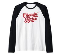 Red Choosin Texas Manche Raglan