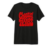 Red Choosin Texas Police T-Shirt Haut de Gamme