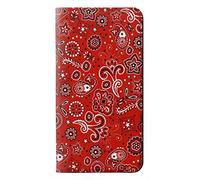 Red Classic Bandana Etui Flip Housse Cuir pour Samsung Galaxy S26 Plus