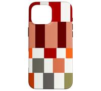 Red Color Block Checkered Checker Abstract Checkerboard Coque pour iPhone 16 Pro Max