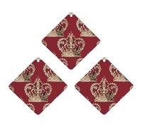Red Crown Lot de 3 désodorisants pour voiture, maison, bureau, style gris à suspendre en forme de losange