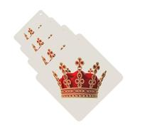 Red Crown Lot de 4 cartes parfumées à suspendre pour chambre à coucher, armoire, voiture, tablettes d'aromathérapie pour homme et femme