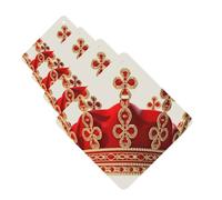 Red Crown Lot de 4 désodorisants carrés à suspendre pour voiture, maison, bureau, placard, salle de bain