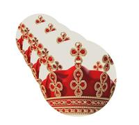 Red Crown Lot de 4 désodorisants de voiture à suspendre - Feuilles parfumées à la lavande - Forme ronde - Pour voiture, maison, bureau, placard, salle de bain