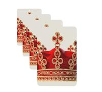 Red Crown Lot de 4 désodorisants rectangulaires à suspendre pour voiture, maison, bureau, placard, salle de bain