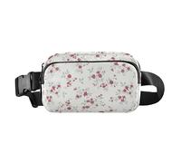 Red Crush Sac à bandoulière mignon pour homme et femme Mini sac à bandoulière antivol avec sangle réglable pour voyage, vacances, course à pied, Red Crush, 1 size