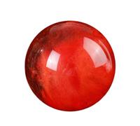 red Crystal Ball Ornaments, Crafts, raw Stone, Office Tea Room, Feng Shui, Home Decoration,3cm