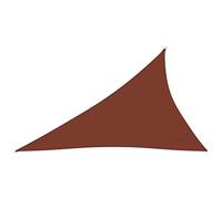 vidaXL Voile de parasol Tissu Oxford triangulaire 3x4x5 m Terre cuite