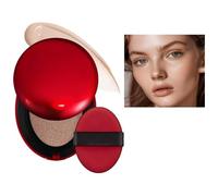 Red Cushion Foundation Texture légère, fini semi-mat portable pendant 72 heures, couvrance modulable, protection solaire, résistant à l'eau, fond de teint clair Red+Shell+Air se concentre sur