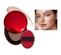 Red Cushion Foundation Texture légère, fini semi-mat portable pendant 72 heures, couvrance modulable, protection solaire, résistant à l'eau, fond de teint clair Red+Shell+Air se concentre sur