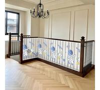 Red de Protección 70 x 640 cm Impermeable, Material de Malla Resistente, Protección Anticaída, Fuerte y Ajustable, Red Anticaída Para Balcón y Valla Para Niños Mascotas, A