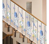 Red de Seguridad 100 x 440 cm Impermeable, Material de Malla Resistente, Protección Anticaída, Fuerte y Ajustable, Red Anticaída Para Balcón y Valla Para Niños Mascotas, A