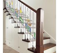 Red de Seguridad 65 x 180 cm Impermeable, Material de Malla Resistente, Protección Anticaída, Fuerte y Ajustable, Malla de Seguridad Para Escaleras Para Niños Mascotas, B