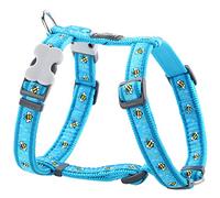 Red Dingo Bumblebee Harnais pour Chien Turquoise Taille L 25 mm x 46 à 76 cm x 56 à 80 cm