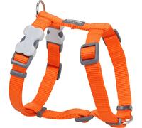 Red Dingo Classic Dog Harness Plain, Orange, X-Small 12mm Orange XS Single