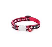 RED DINGO Collier pour Chat Arêtes Rouge 20-32 12 mm