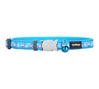 Red Dingo Collier pour Chat Motif Flamant Rose Turquoise (12 mm x 20-32 cm), Taille Unique