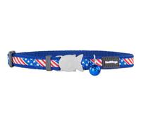 Red Dingo Collier pour Chat US Flag 20-32 cm Bleu