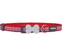 RED DINGO Collier Réglable pour Chien Union Jack 2 4-37 cm -15 mm