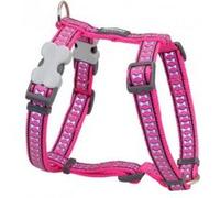 Red dingo - harnais réfléchissant pour chien - fuchsia - l