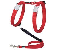 RED DINGO Laisse/Harnais pour Chat Rouge 12 mm