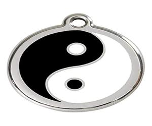 RED DINGO Médaille pour Chien Ying Yang 30 mm