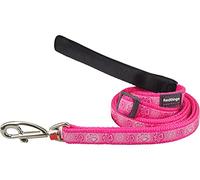 Red Dingo Patte Impressions Laisse pour Chien, Large, Rose Vif